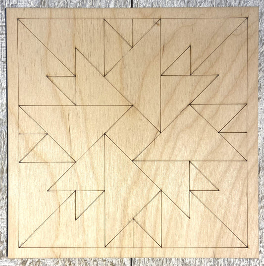 Ready to Paint Shape - 1/8" Birch - Barn Quilt - S427