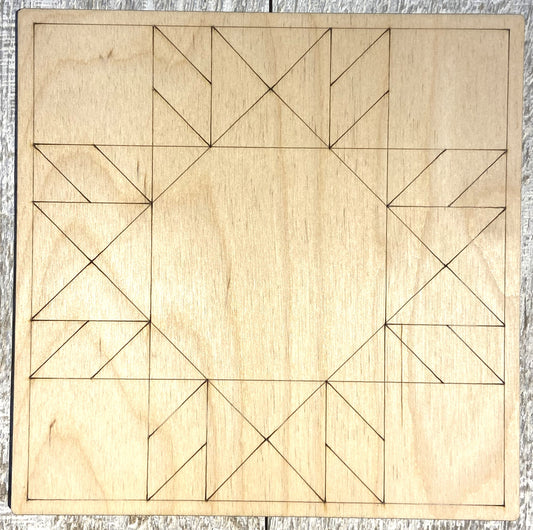 Ready to Paint Shape - 1/8" Birch - Barn Quilt - S428