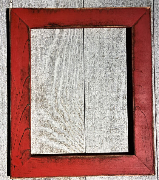 Picture Frame 1-1/2" Honky Tonk Red Distressed F001-429