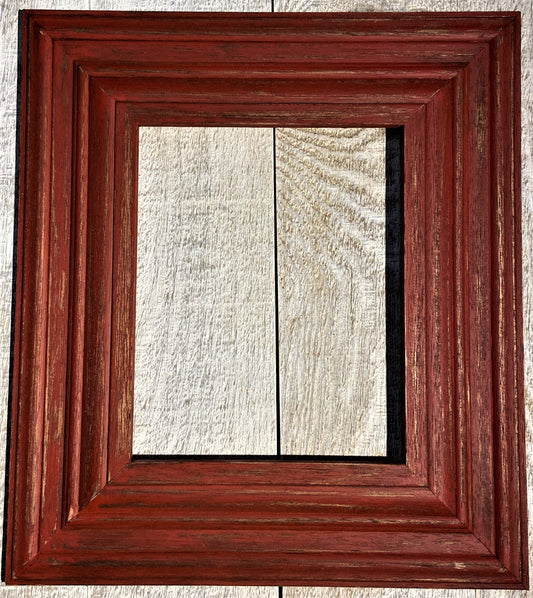 Picture Frame 3-1/2" Barn Red Distressed - A444-430