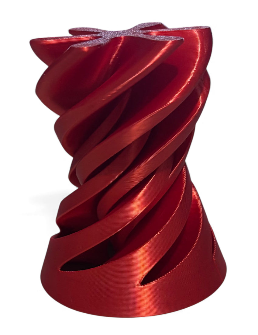 Pass Through Fidget Cone - 2-1/2" x 2" - Candy Red