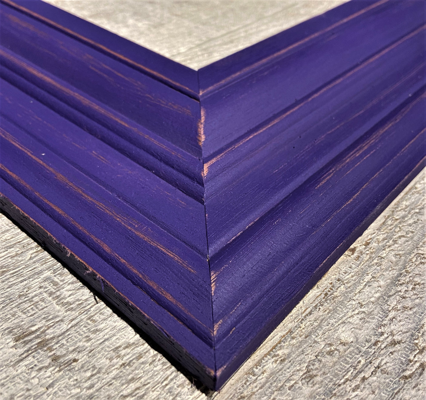 Picture Frame 3-1/2" Amethyst Distressed - A444-443