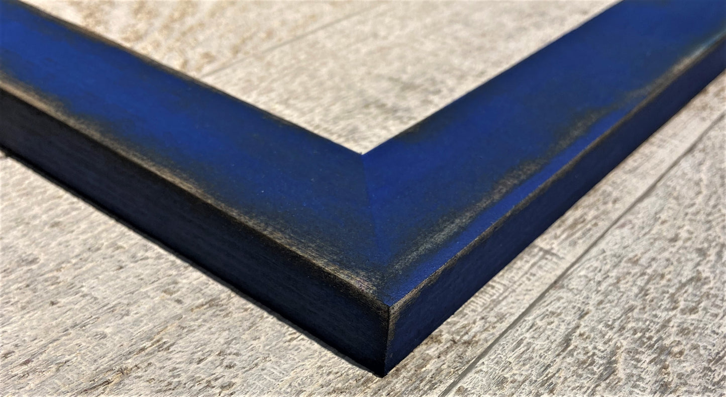 Picture Frame 1-1/2" Cobalt Distressed F001-445