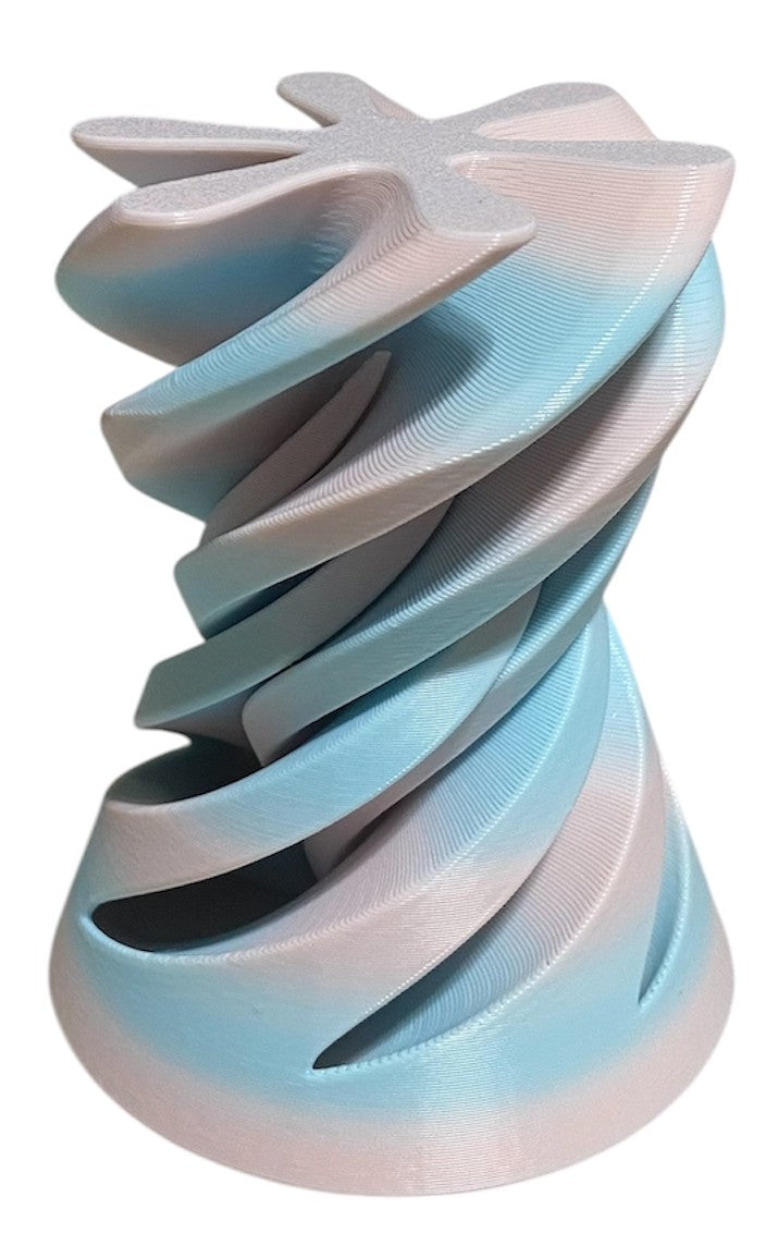 Pass Through Fidget Cone - 2-1/2" x 2" - Cotton Candy