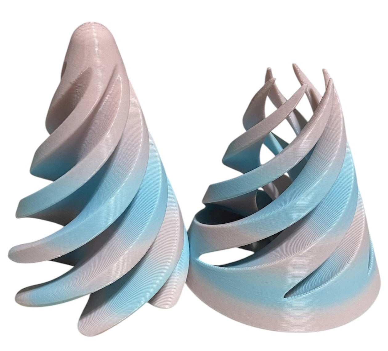 Pass Through Fidget Cone - 2-1/2" x 2" - Cotton Candy