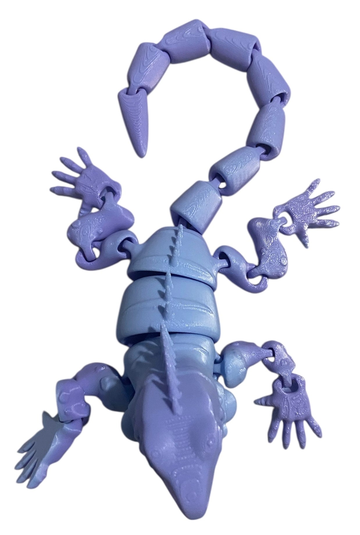 3D Printed - 12" Iguana - Blueberry