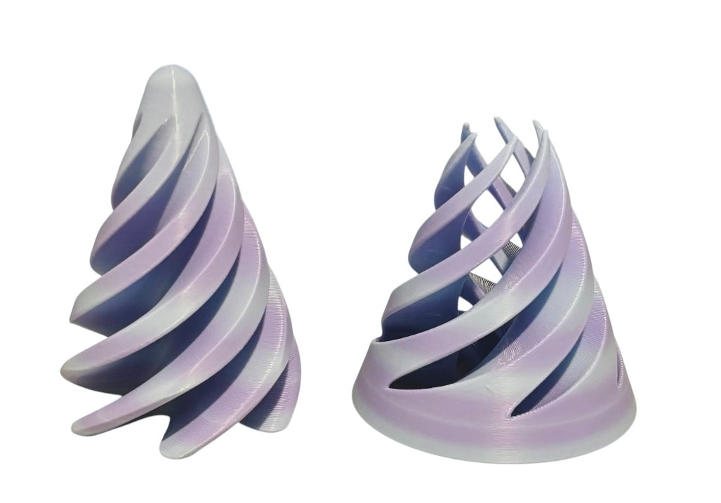 Pass Through Fidget Cone - 3-1/2" x 3" - BLUEBERRY