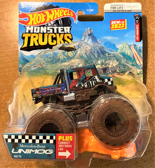 2022 Hot Wheels Monster Trucks #48 Mercedes Benz Unimog