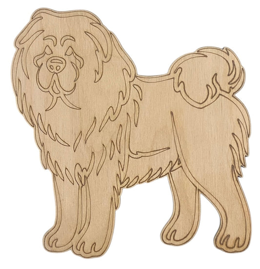 Chow Shape - Unfinished 1/8" Plywood - S595