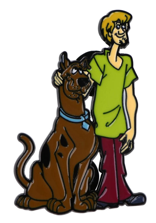 Lapel Pin 1.85" x 1.18" Shaggy & Scooby