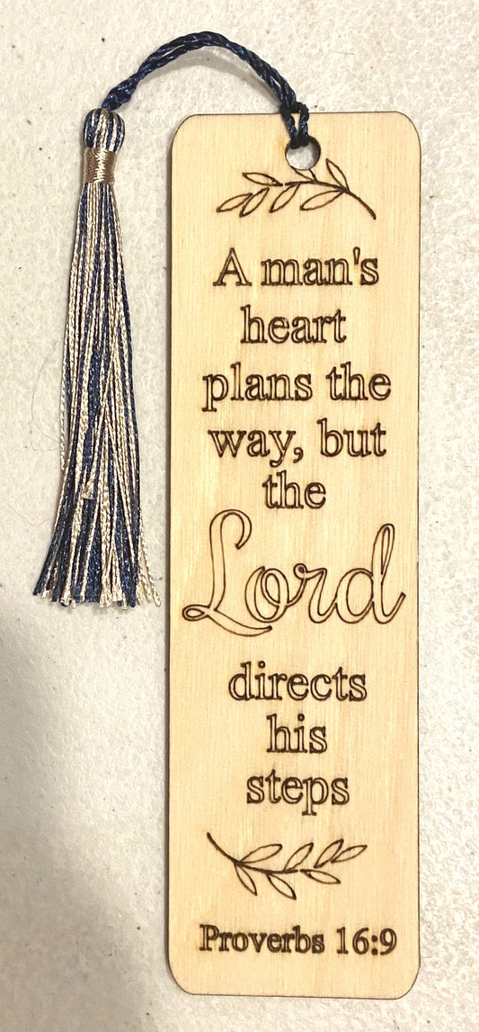 Scripture Bookmark - Proverbs 16:9