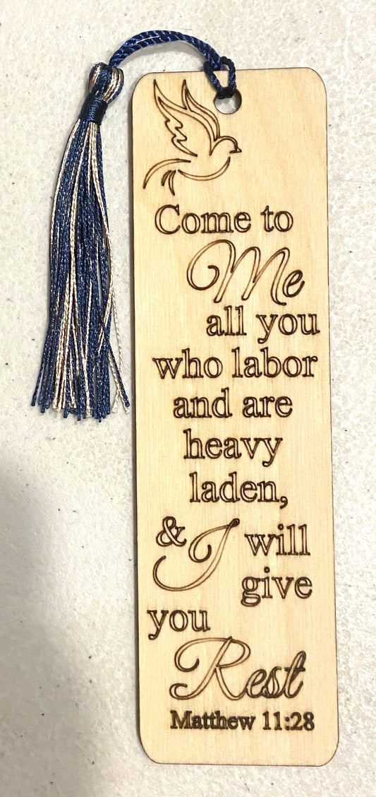 Scripture Bookmark - Matthew 11:28