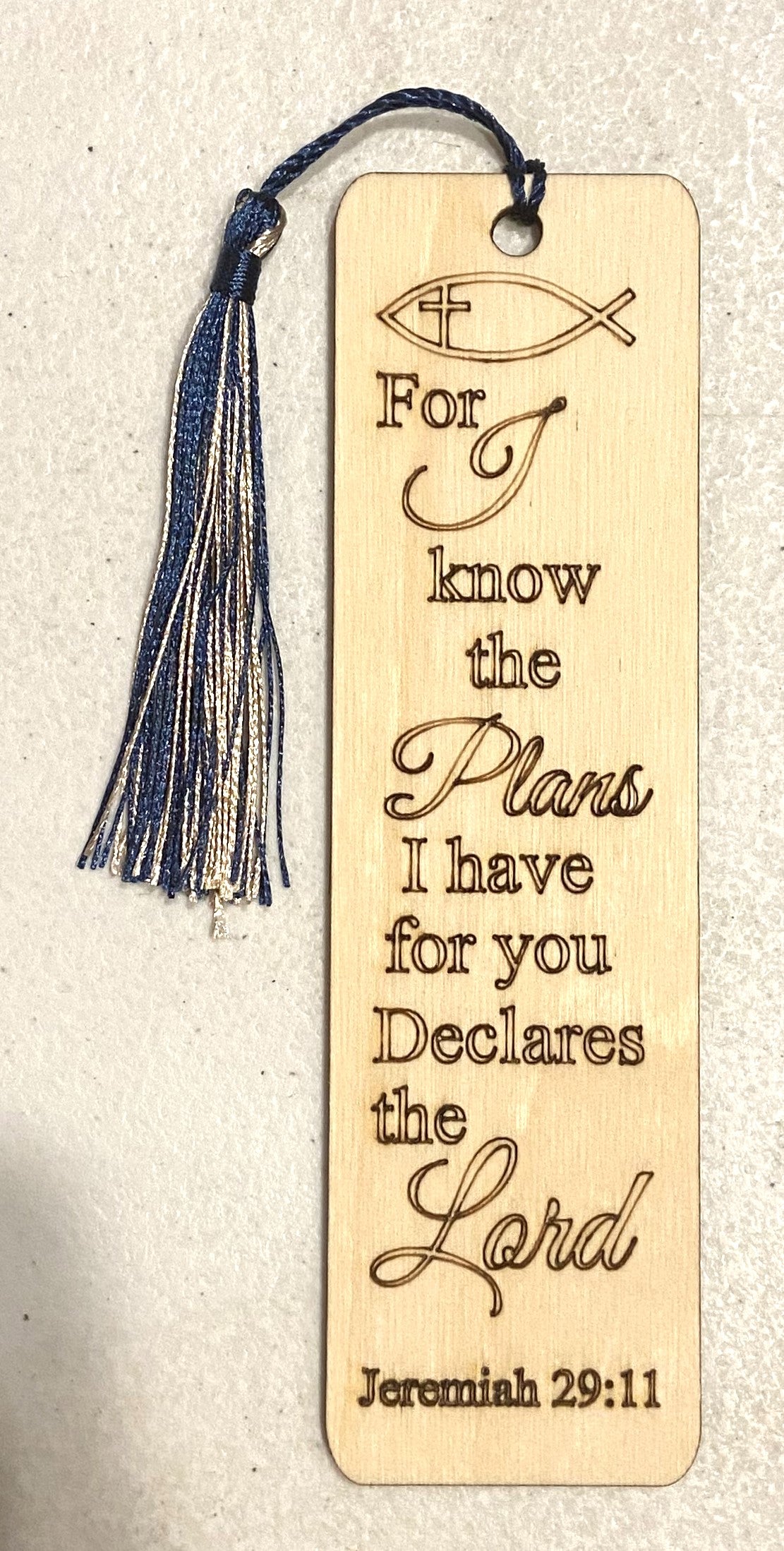 Scripture Bookmark - Jeremiah 29:11