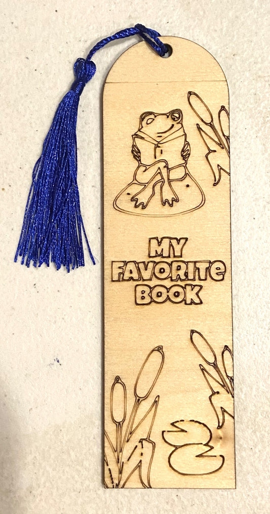 Wood Bookmark - Kids - My Favorite Book