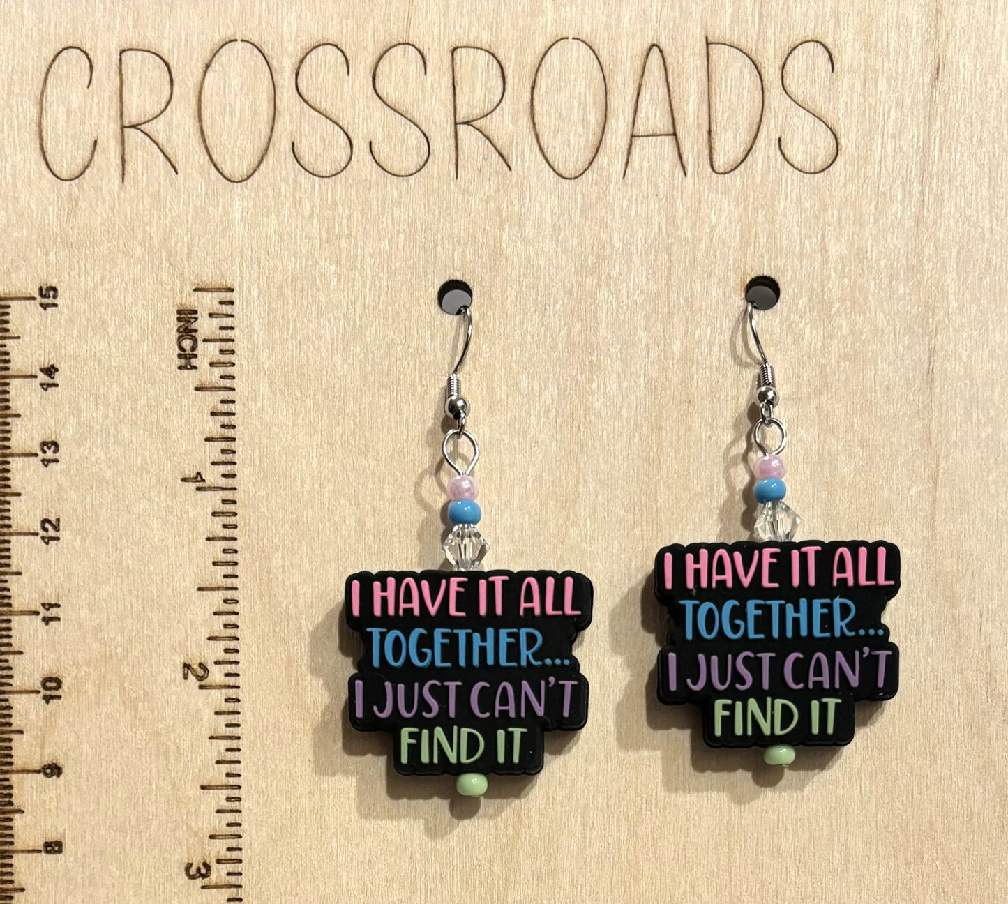 I Have It All Together... Focal Bead Earrings