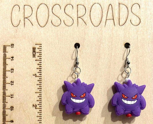 Pokemon Focal Bead Earrings