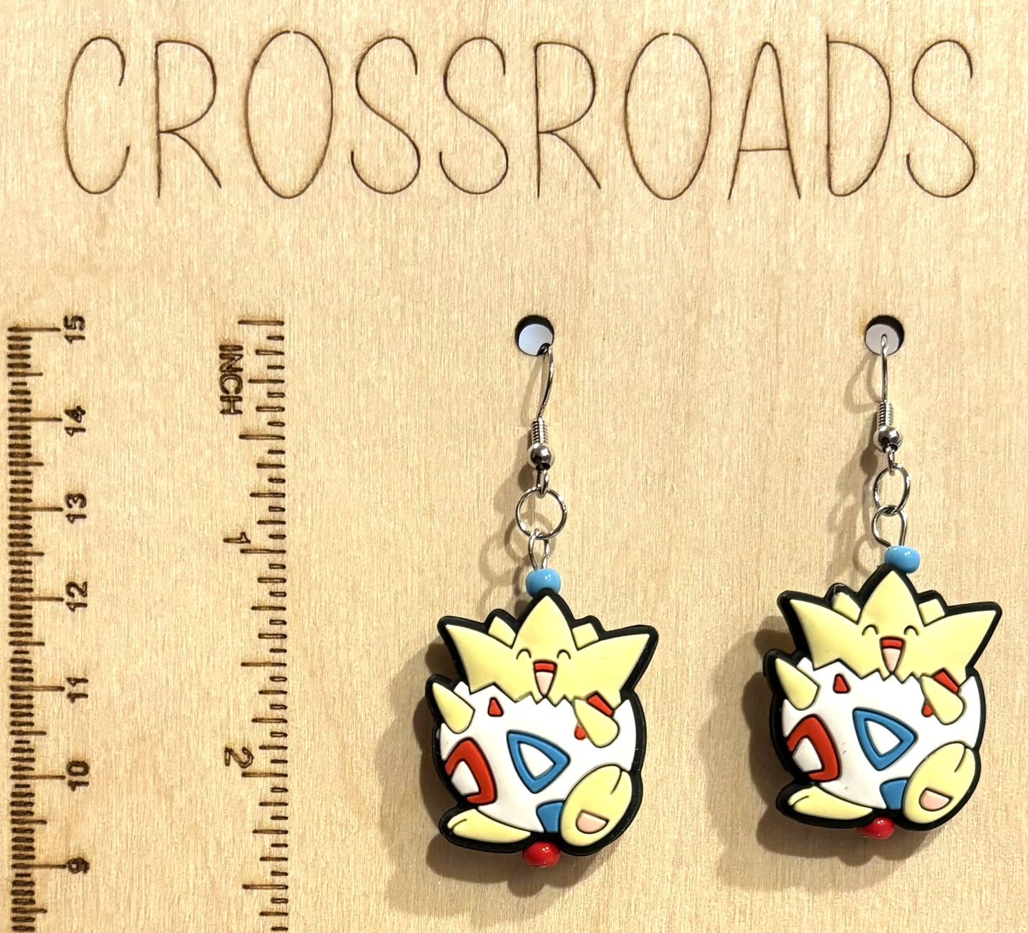 Pokemon Focal Bead Earrings