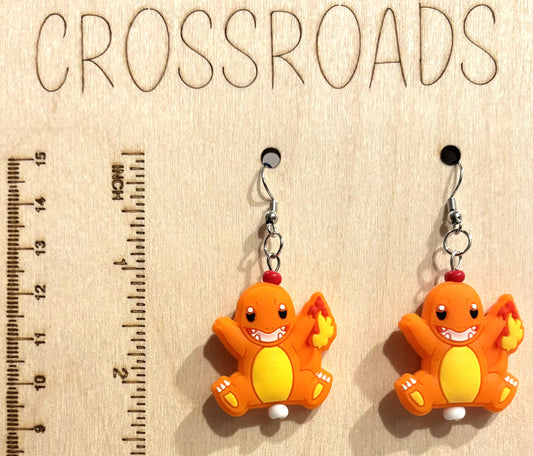 Pokemon Focal Bead Earrings