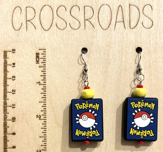 Pokemon Focal Bead Earrings