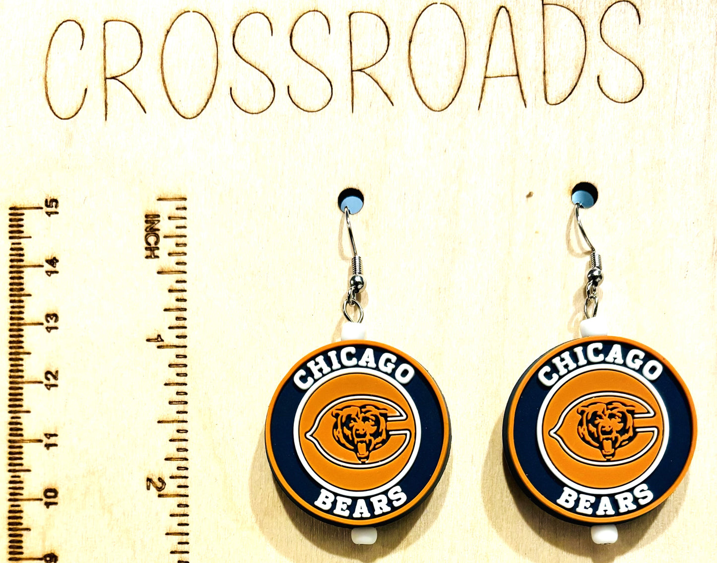 Focal Bead Earrings Bears