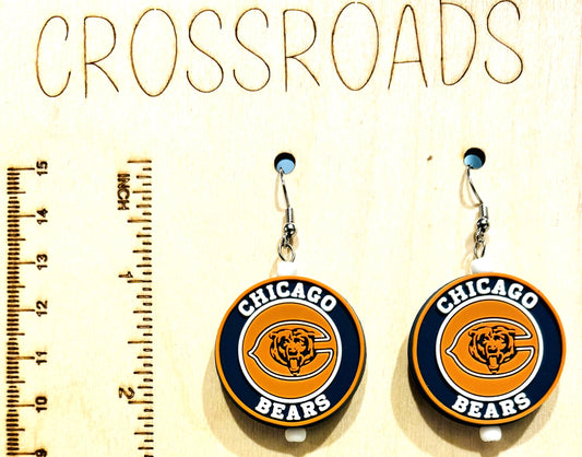 Focal Bead Earrings Bears