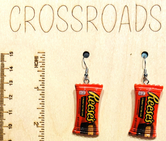 Resin Charm Earrings Reeses