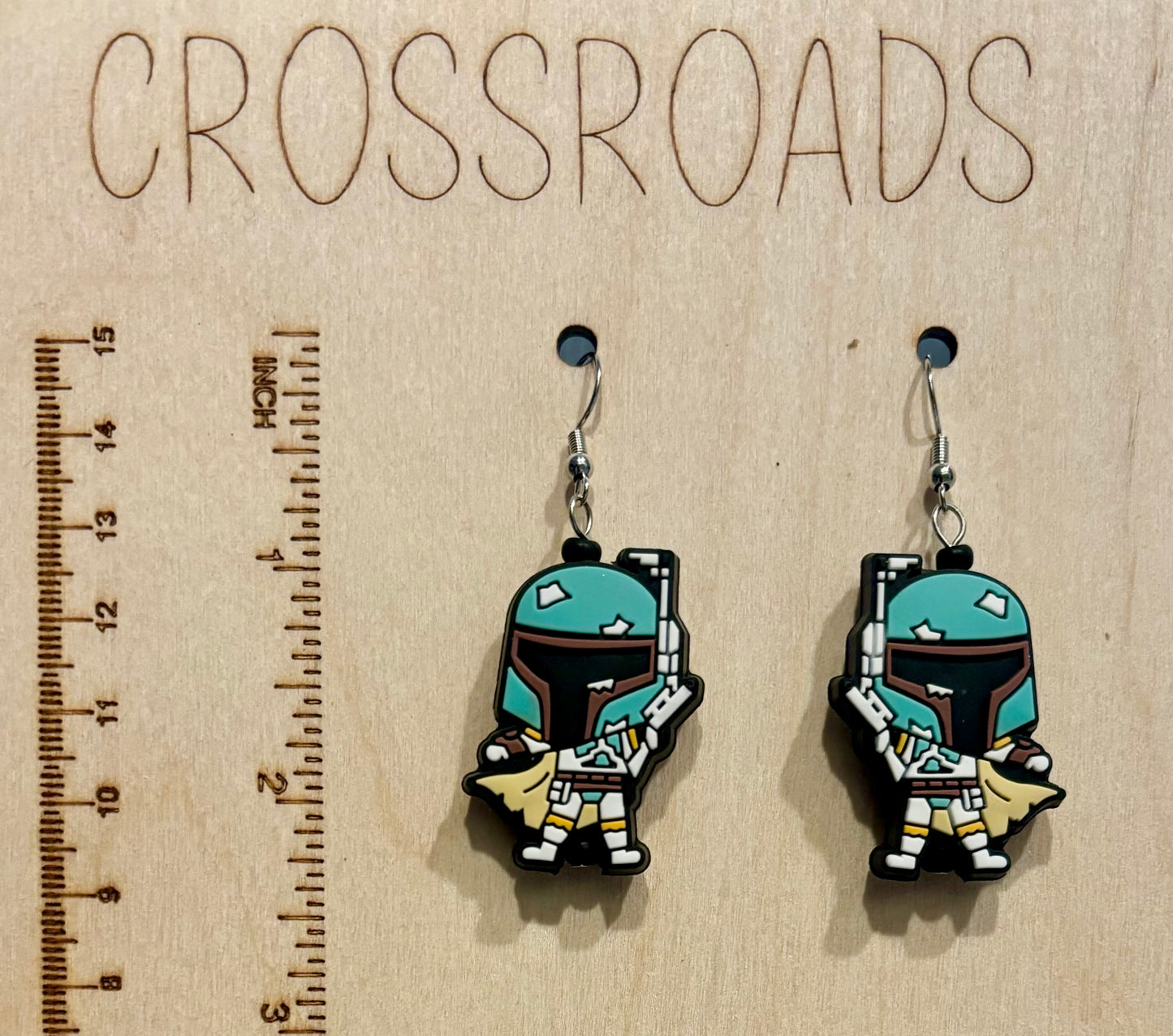 Character Focal Bead Earrings - BE120