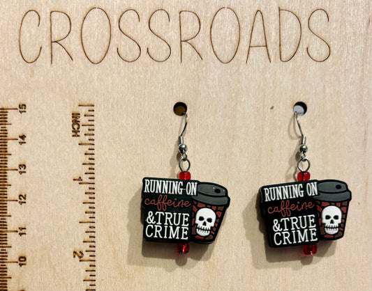 Focal Bead Earrings - True Crime - BE142