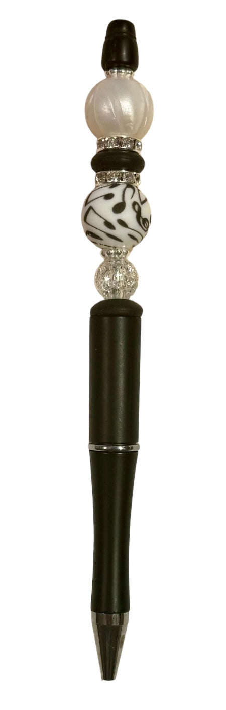 Beaded Pen, Musical Notes