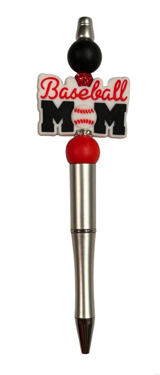 Beaded Pen, Baseball Mom