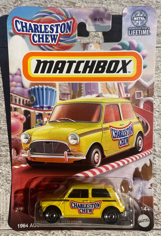 2025 Matchbox Candy Car #2 1964 Austin Mini Cooper CHARLESTON CHEW
