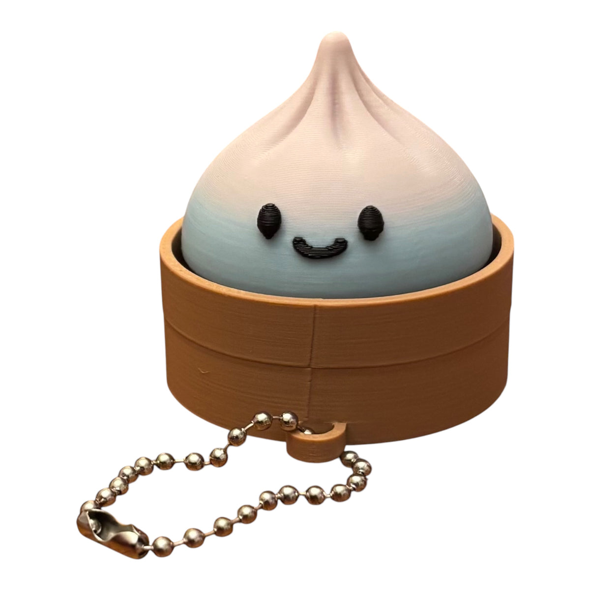 3D Printed Dumpling Clicker Fidget Toy – Blueberry/Caramel