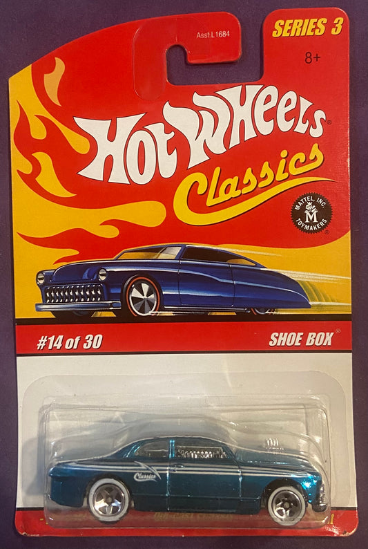 2007 Hot Wheels Classic Series 3 #14 Shoe Box BLUE-GREEN