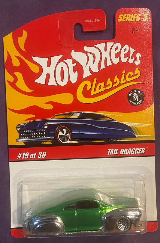 2007 Hot Wheels Classic Series 3 #19 Tail Dragger GREEN