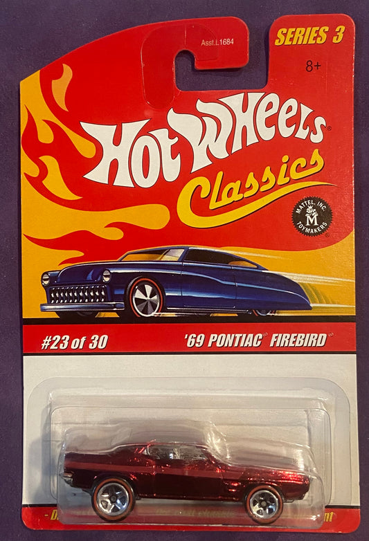 2007 Hot Wheels Classic Series 3 #23 69 Pontiac Firebird RED
