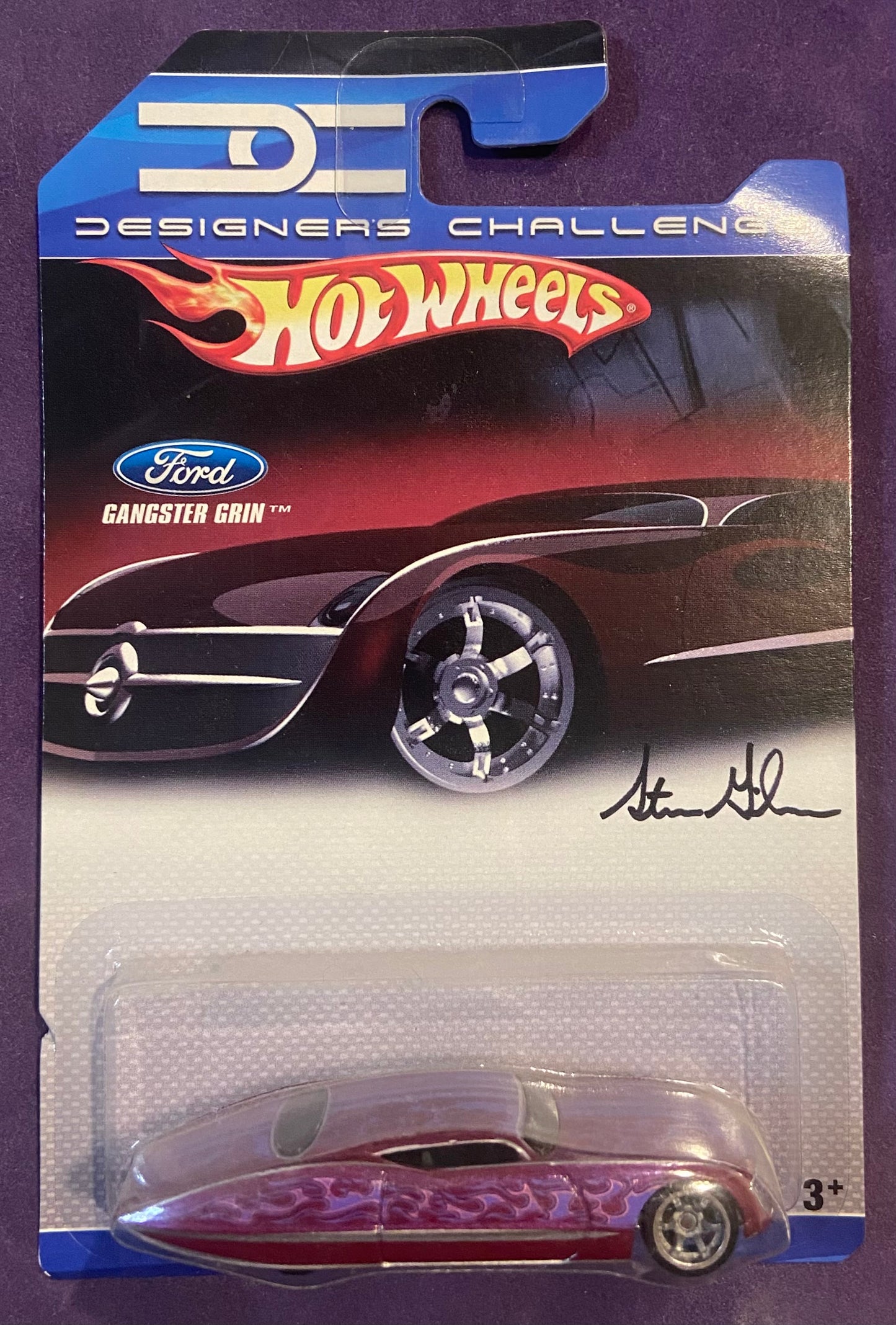 2007 Hot Wheels Designers Challenge #1 Gangster Grin PURPLE