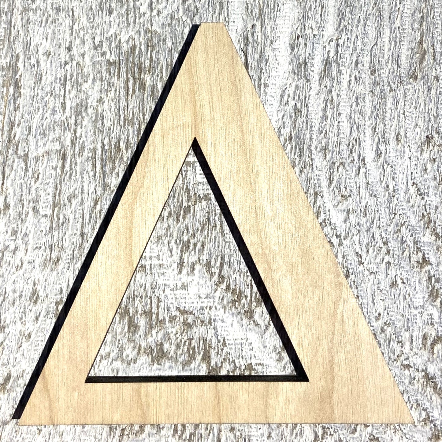 Unfinished 1/8" Plywood Greek Letter - 2" Tall - Font #02