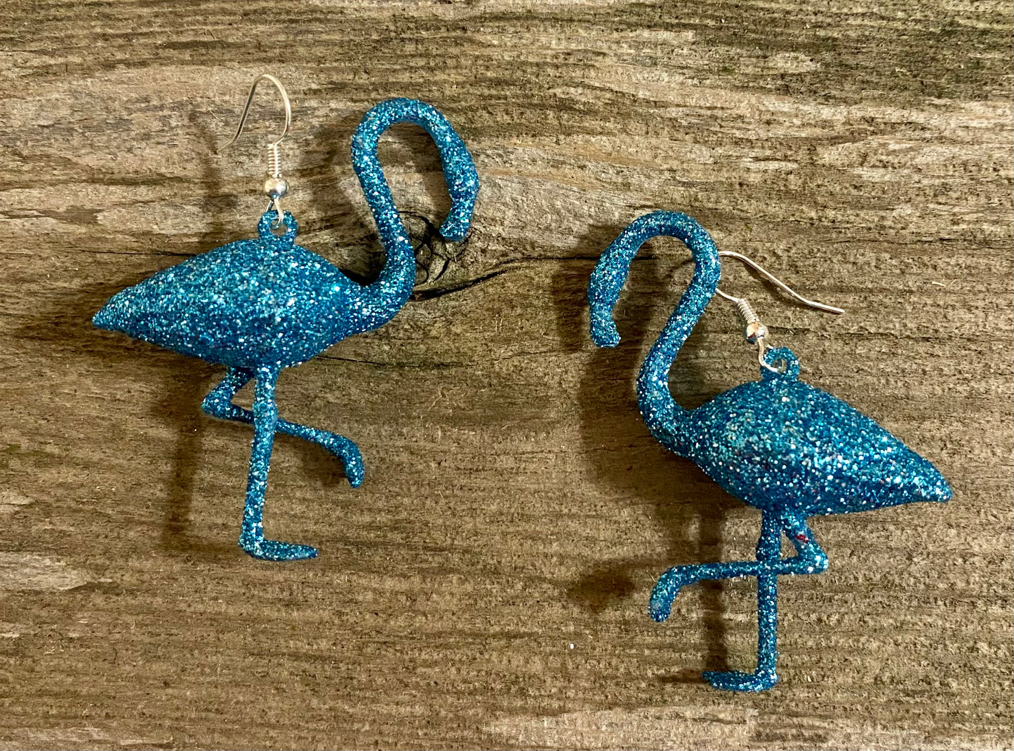 Christmas Flamingo, Blue