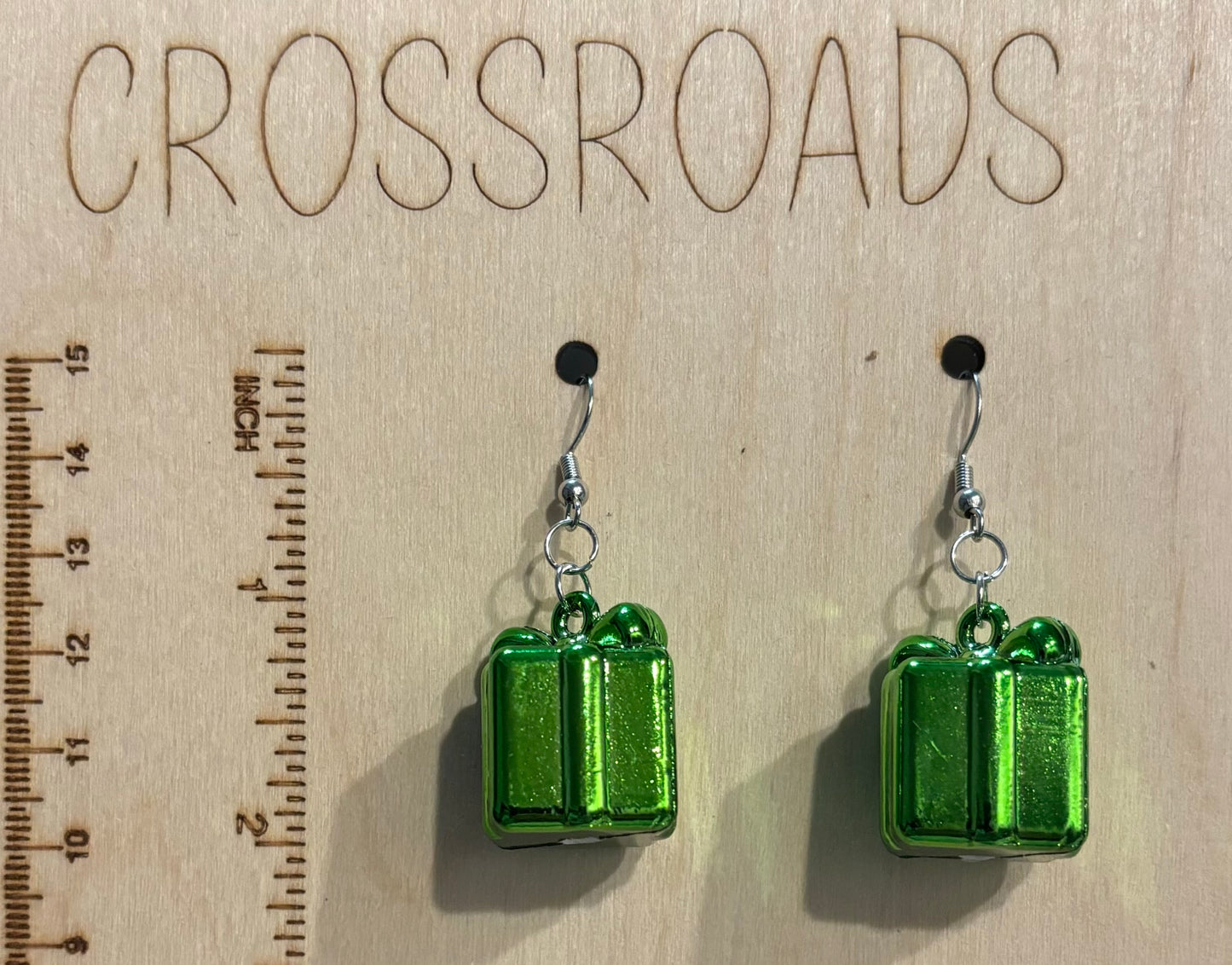 Christmas Gift Box Earrings