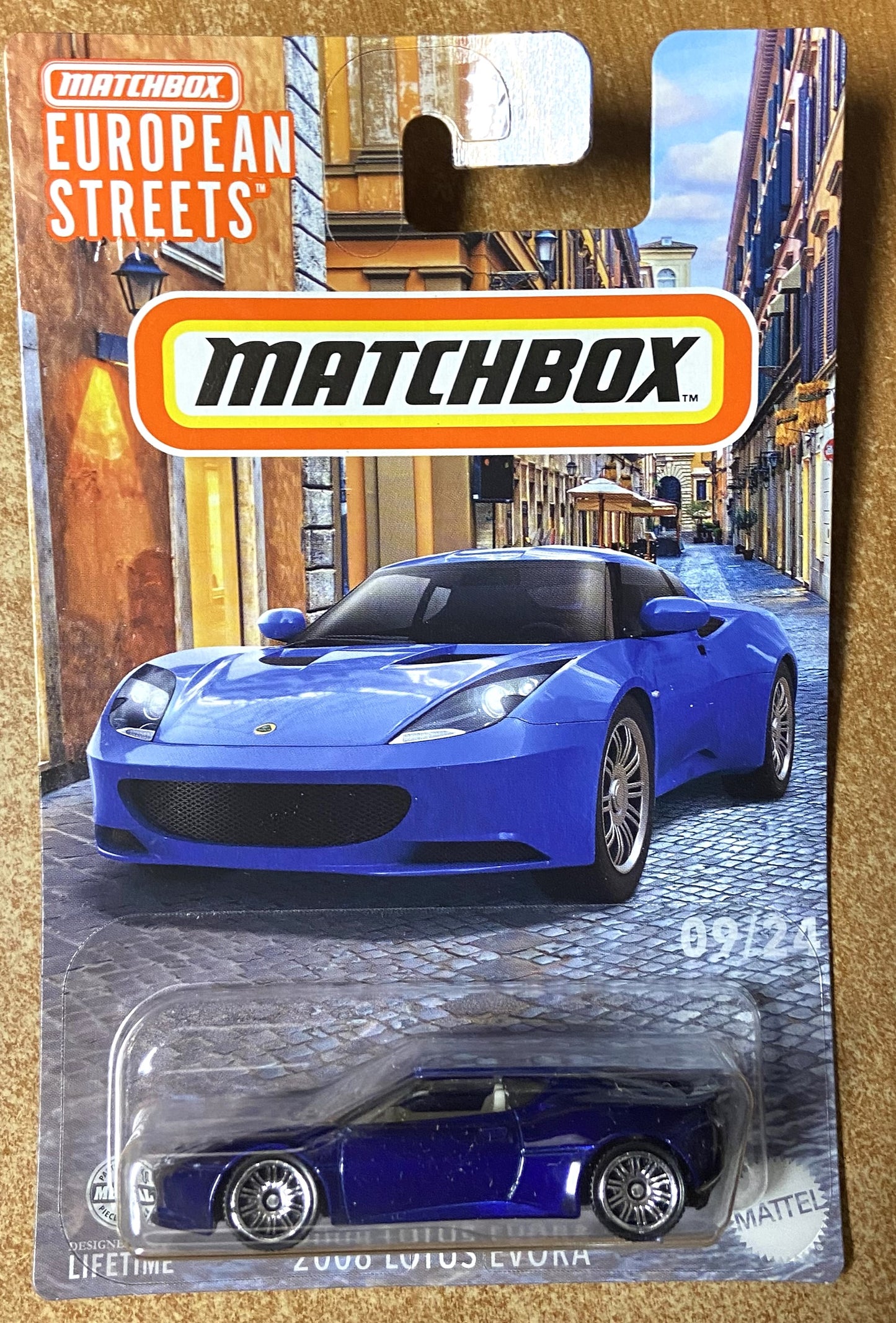 2024 Matchbox European Streets #9 2008 Lotus Evora