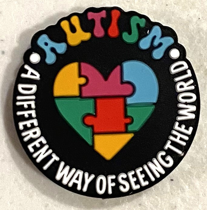 Silicone Focal Bead - #FB013 - Autism