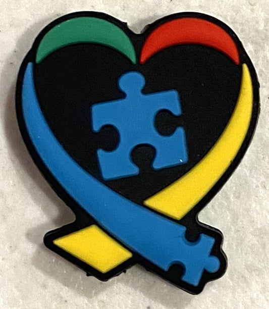 Silicone Focal Bead - #FB014 - Autism