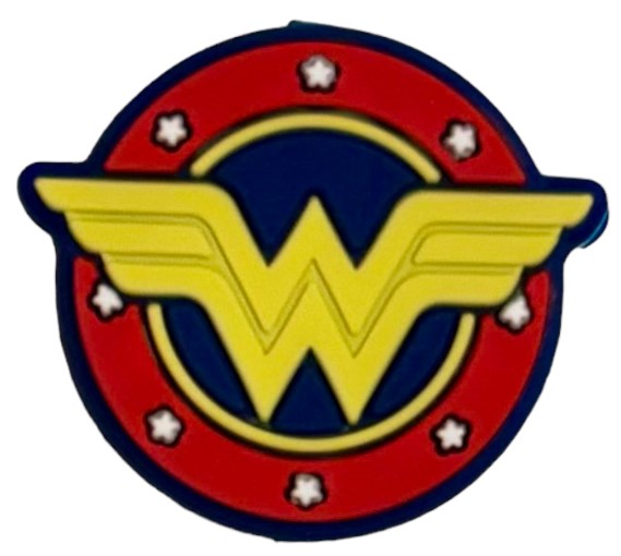 Silicone Focal Bead - Wonder Woman - #FB059