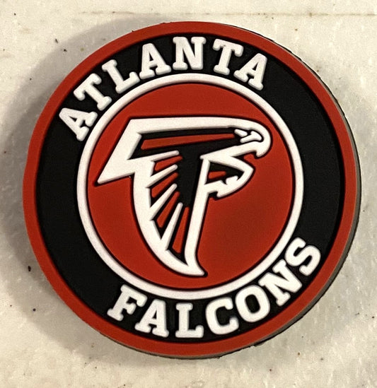 Silicone Focal Bead - Falcons - #FB064