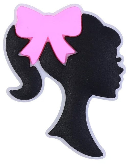 Silicone Focal Bead - Barbie - #FB081