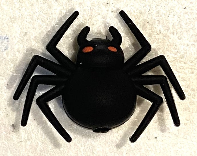 Silicone Focal Bead - 3D Spider - #FB085