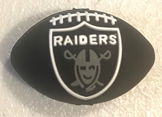 Silicone Focal Bead - Raiders - #FB154