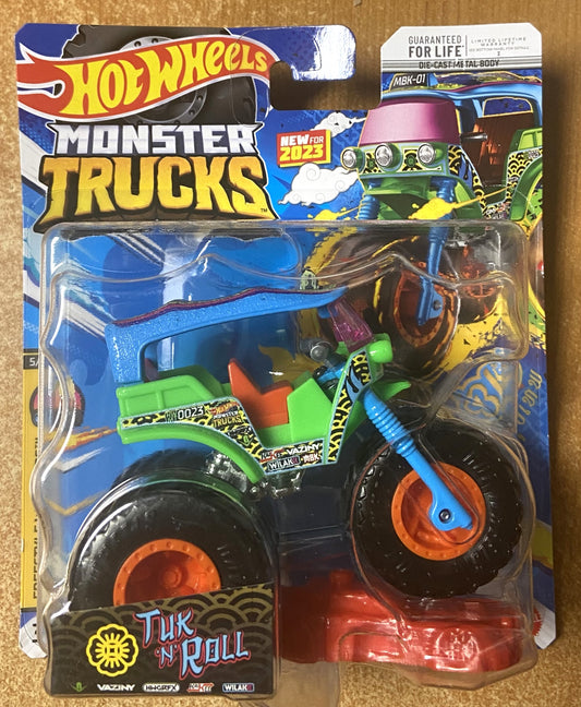 2023 Hot Wheels Monster Trucks Freestyle Wreckers #5 Tuk N Roll