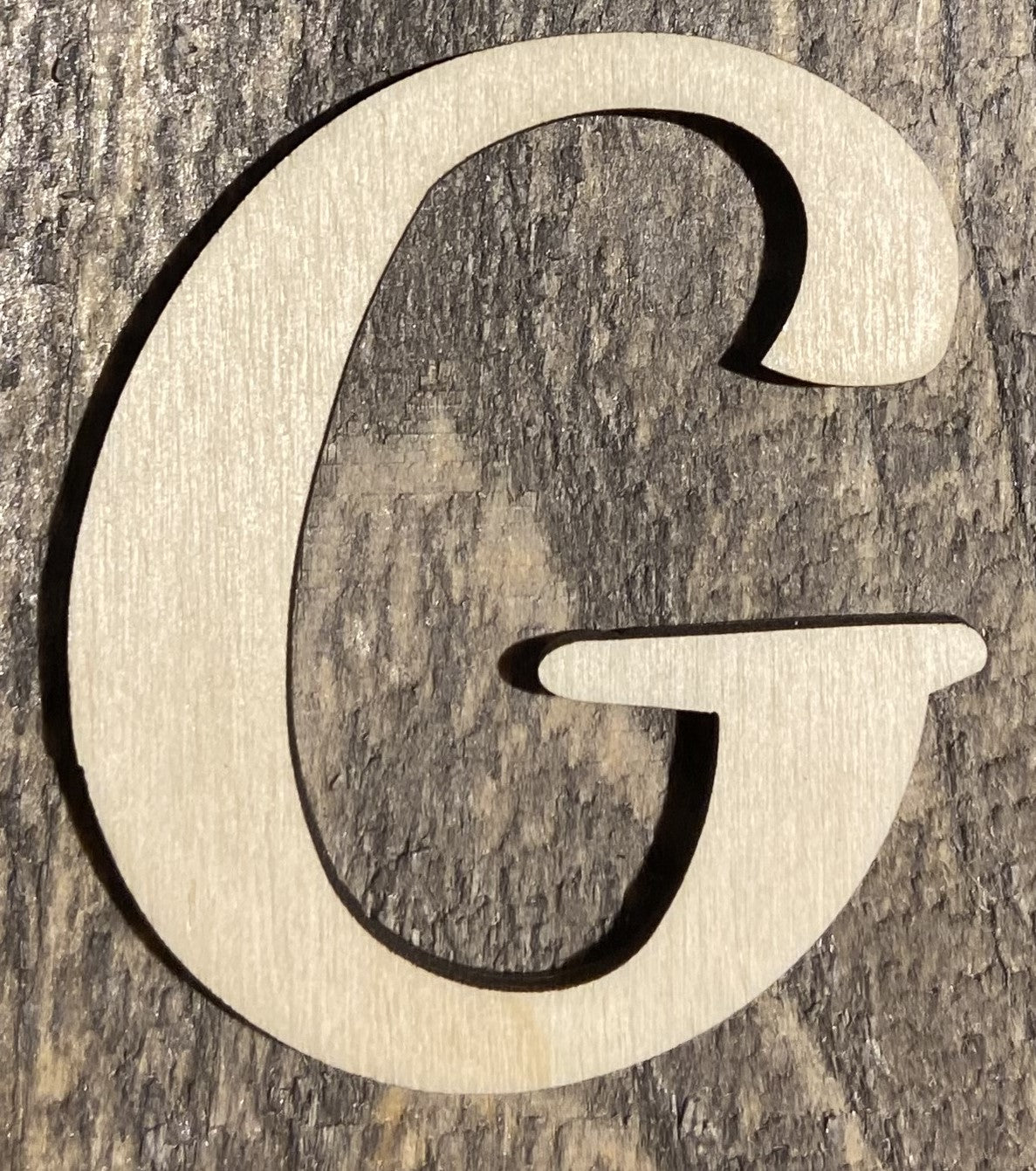 Unfinished 1/8" Plywood Letter - 2" Tall - A-Z - Font #03