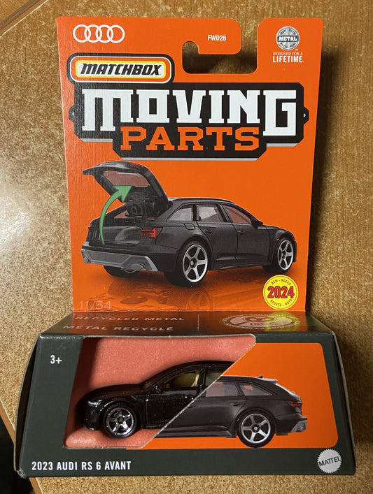 2024 Matchbox Moving Parts 2023 Audi RS 6 Avant